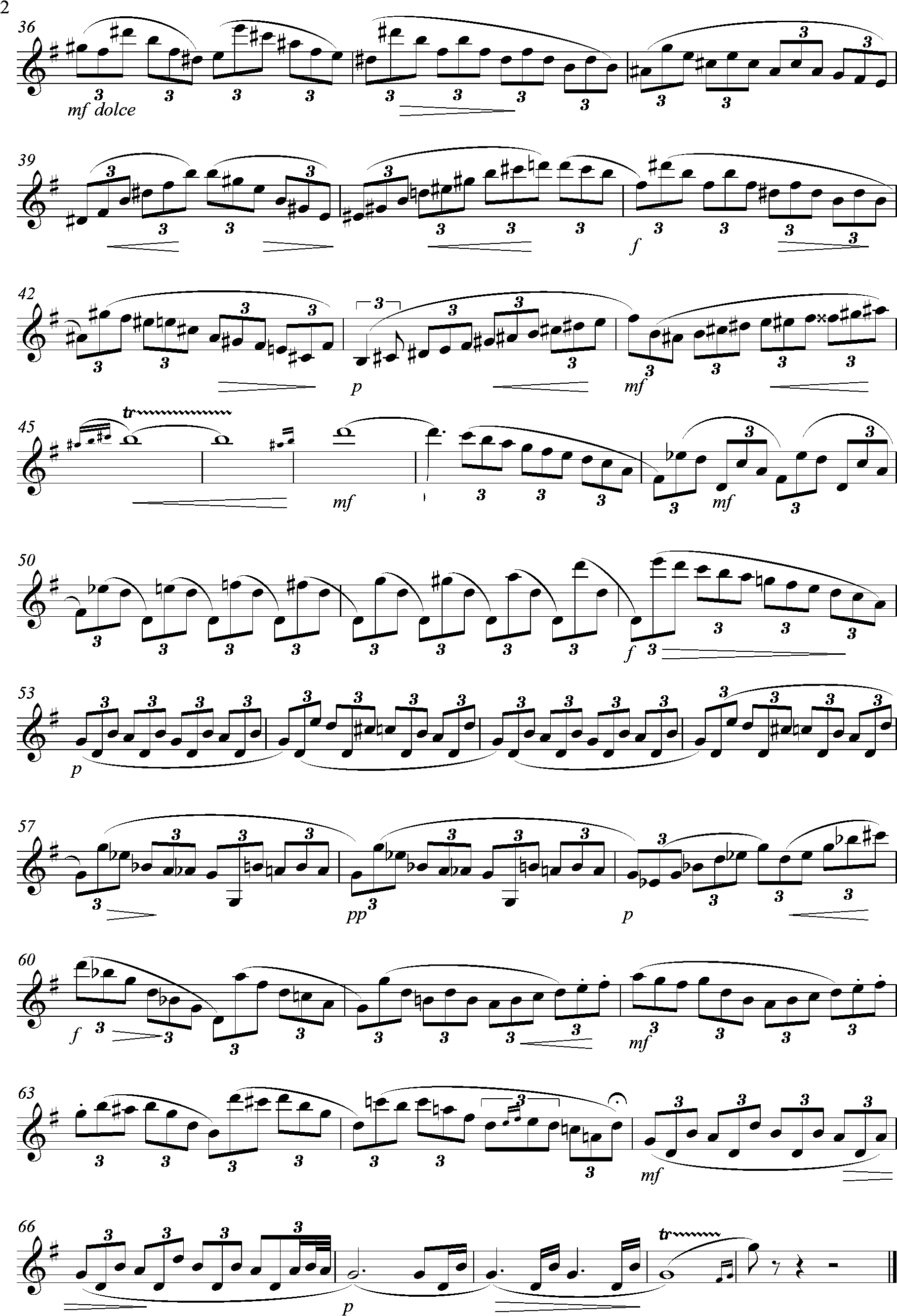 Heft II, 22 Etüden, 15 Pastorale, Iwan Müller, seite 2